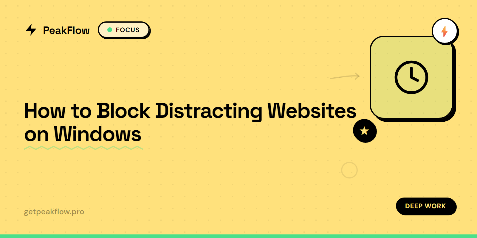 Blocking distracting websites on Windows