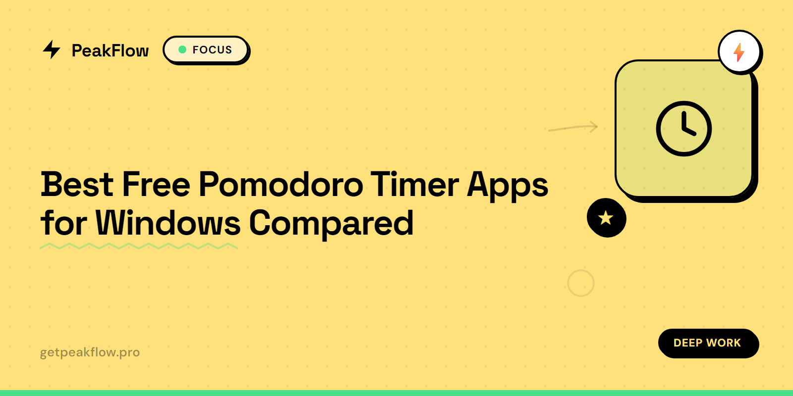 Free Pomodoro timer apps compared for Windows