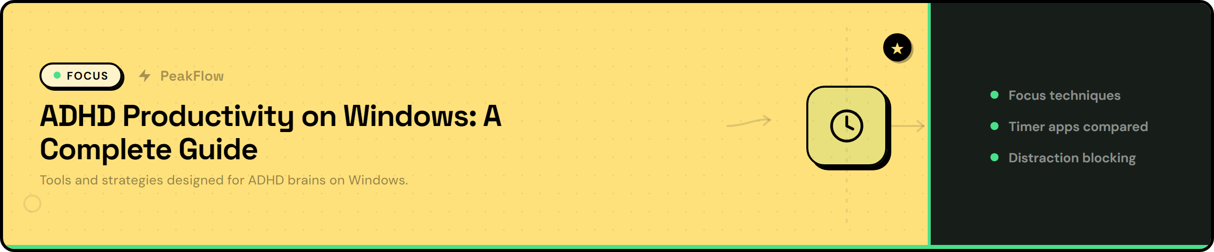 ADHD productivity guide for Windows