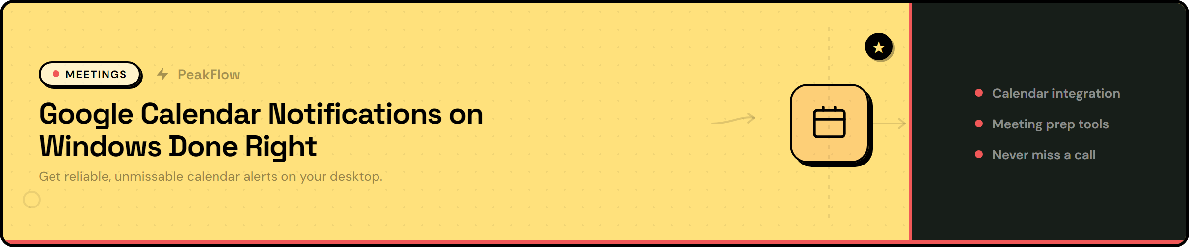 Google Calendar notifications done right on Windows