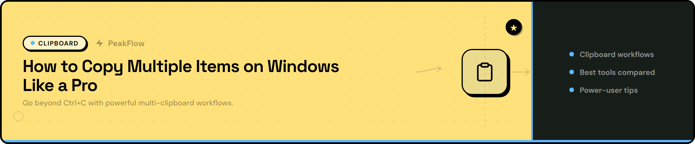 How to copy multiple items on Windows