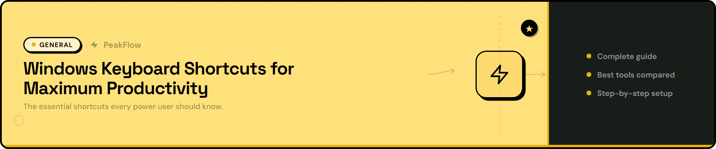 Windows keyboard shortcuts for productivity