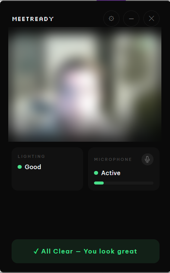 MeetReady app interface