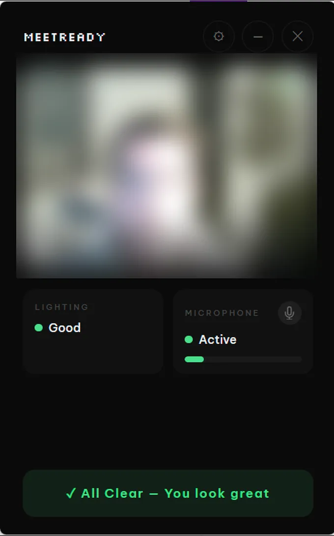 MeetReady app interface